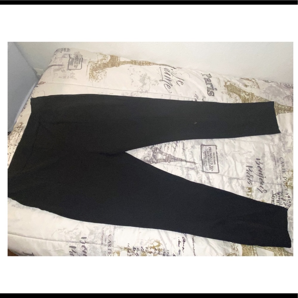 Split hem skinny pants